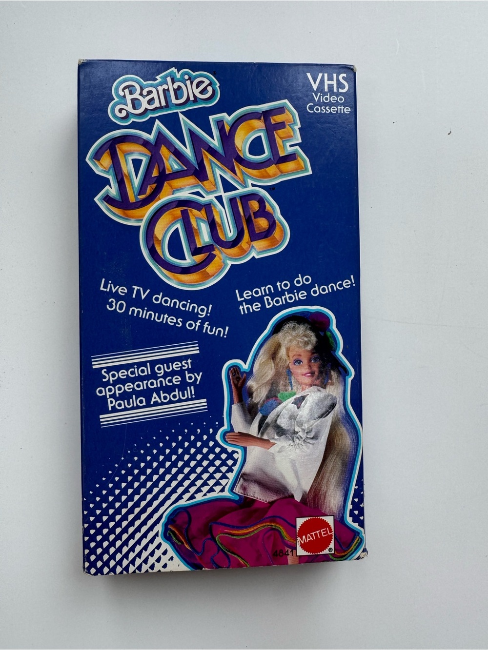 1989 Vintage Barbie Dance Club VHS Video Cassette - Featuring Paula Abdul
